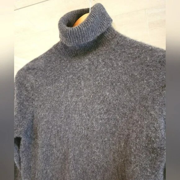True Character Cashmere Turtleneck Sweater in Gray - Picture 3 of 5